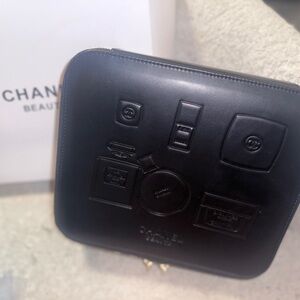 Chanel Beauty GWP Black Cosmetic/Jewelry Case